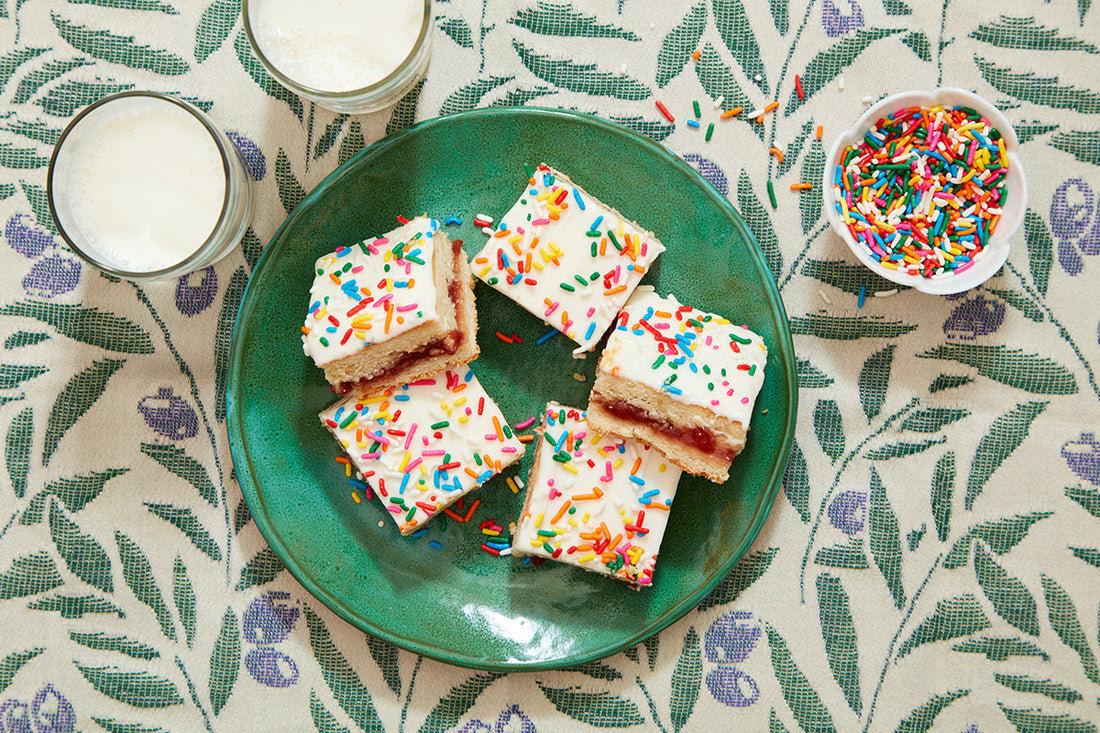 Frosted Strawberry Bars | Woodhill Cottage Recipes