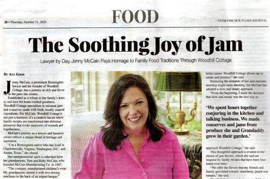 Over the Mountain Journal Feature of Woodhill Cottage