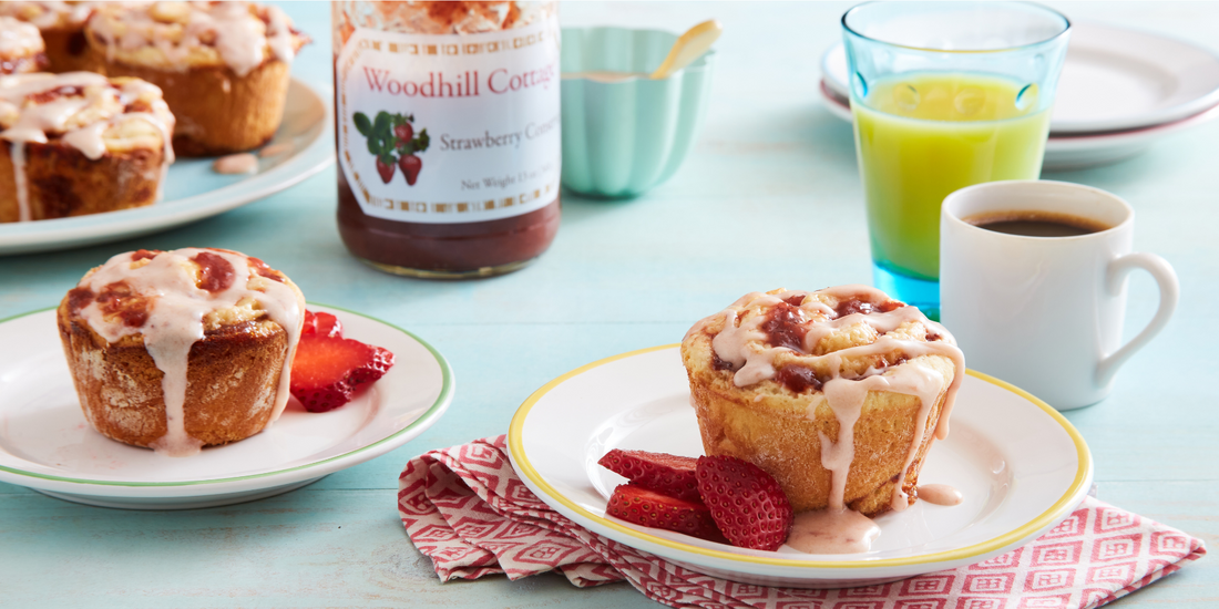 Strawberry Rolls Recipe by Woodhill Cottage Conserves and Jam