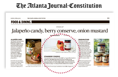 The Atlanta Journal-Constitution Featured Woodhill Cottage Conserves