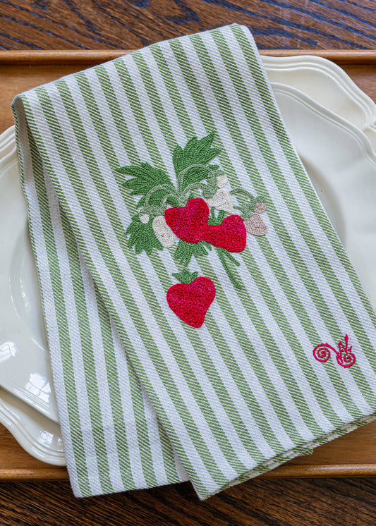 Embroidered Tea Towel (Limited Quantities)
