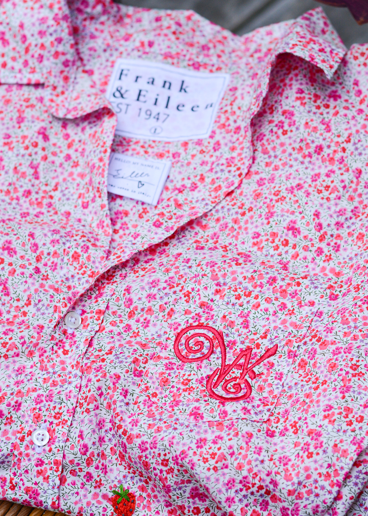 Liberty Print Embroidered Shirt