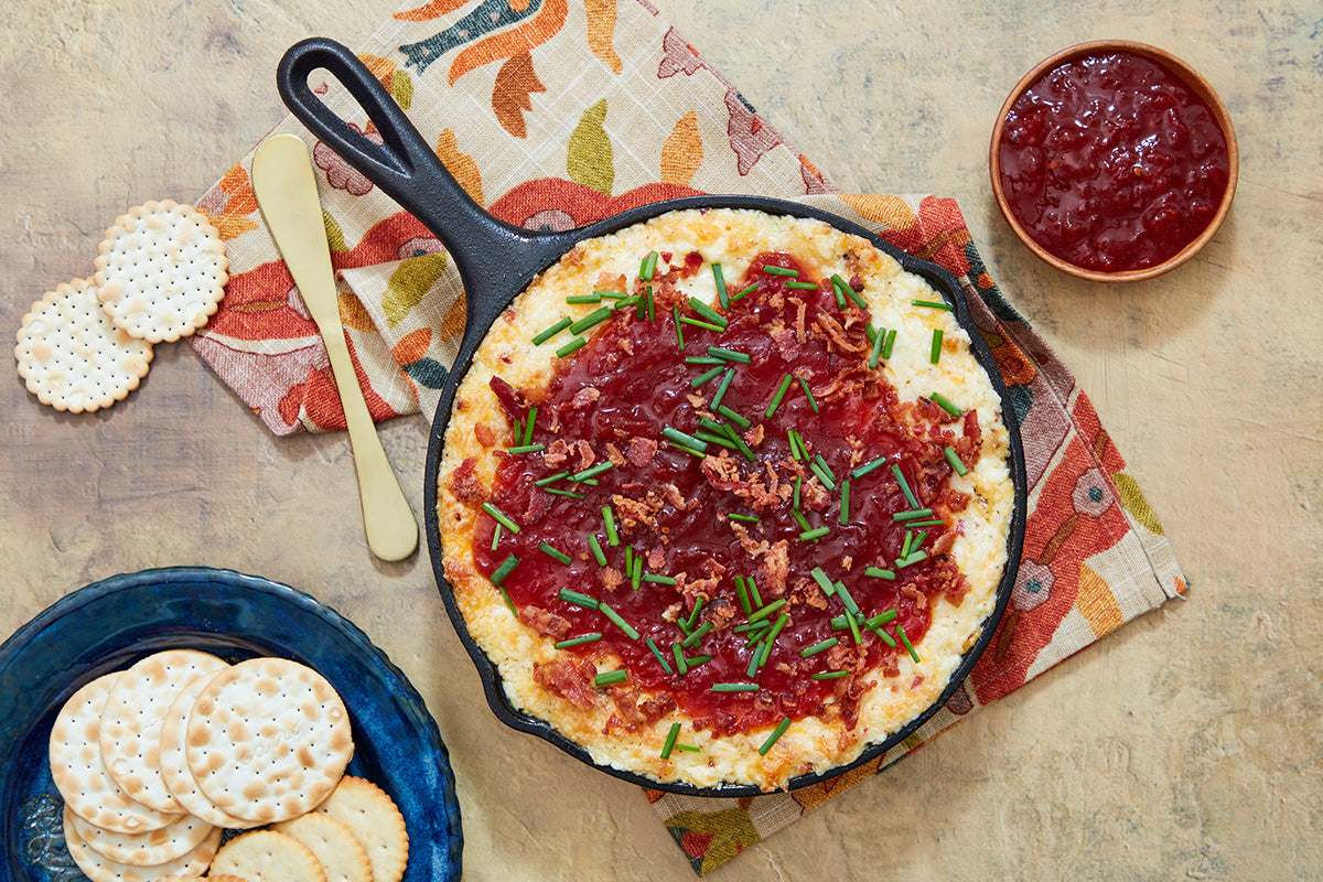 Five Cheese Dip with Bacon and Tomato Jam Woodhill Cottage Recipes