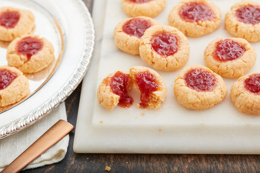 Cheese Thumbprints with Tomato Jam from Woodhill Cottage