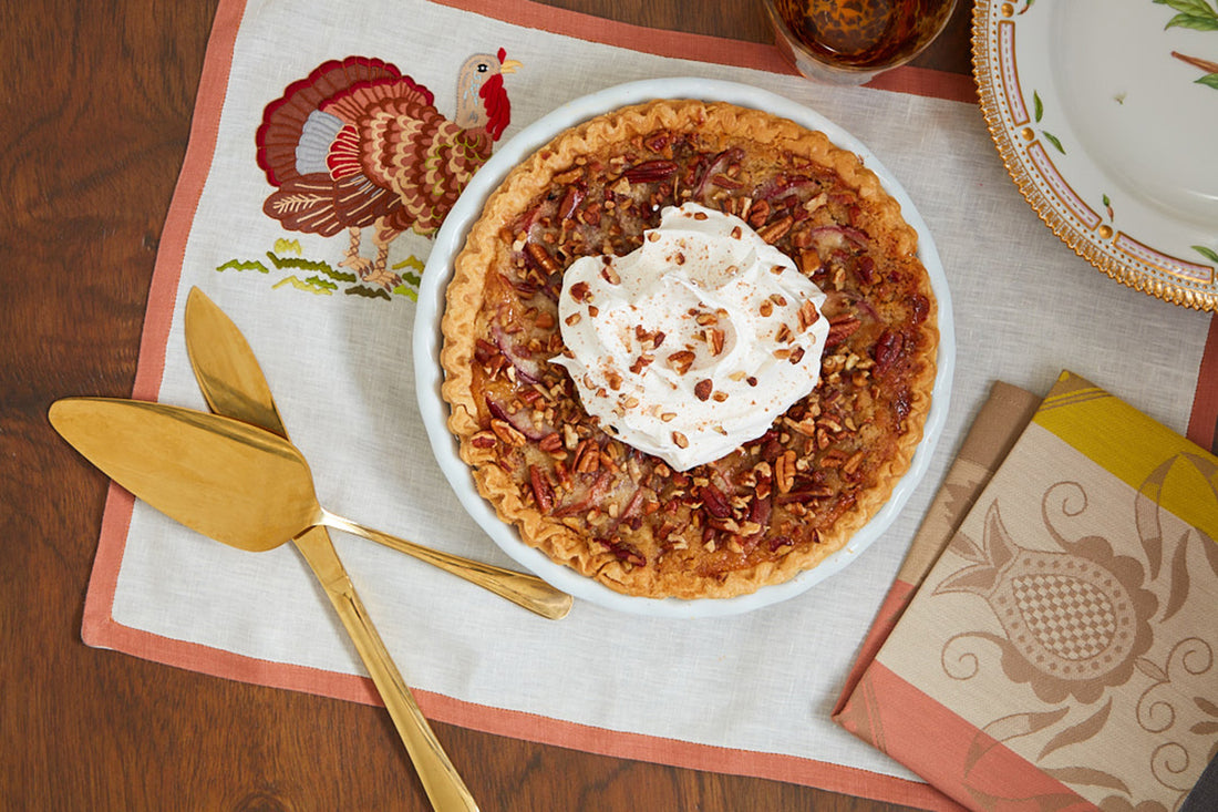 Peach-Pear Pecan Pie Recipe from Woodhill Cottage