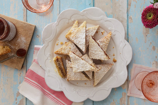 Julia Child's Hungarian Shortbread Recipe with Strawberry Conserve from Woodhill Cottage