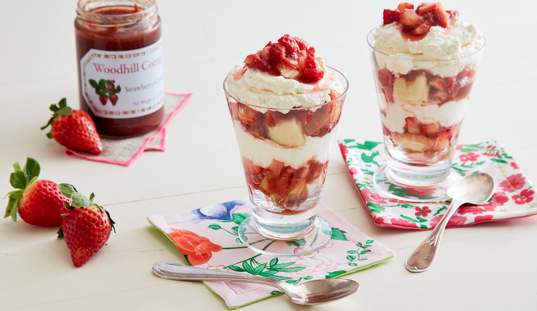 Individual Strawberry Cheesecake Trifles Recipe by Woodhill Cottage