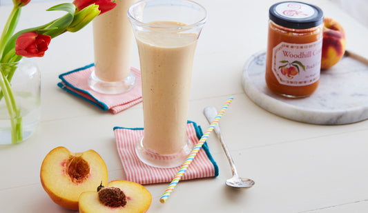 Peach Crisp Smoothie Recipe by Woodhill Cottage