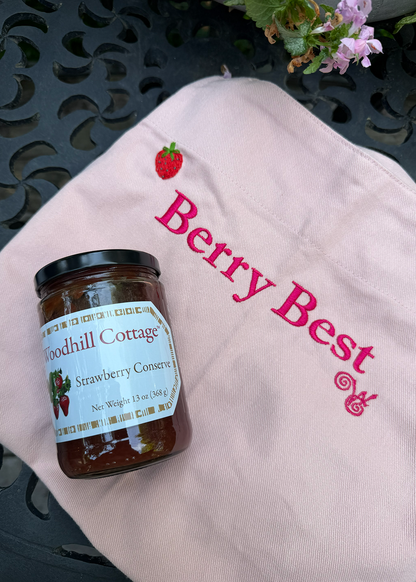 Berry Best Embroidered Apron