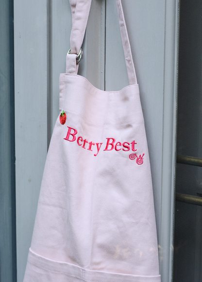 Berry Best Embroidered Apron