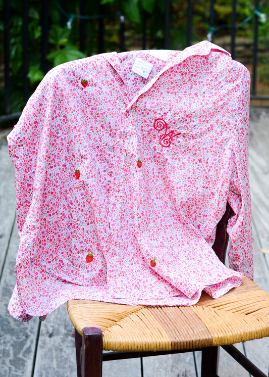 Liberty Print Embroidered Shirt