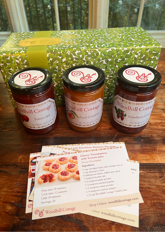 Woodhill Cottage Wrapped Three Jar Gift Box Spring Edition